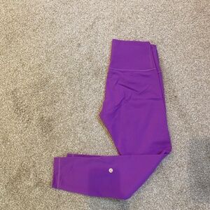Lululemon Wunder Train Leggings, Size 8